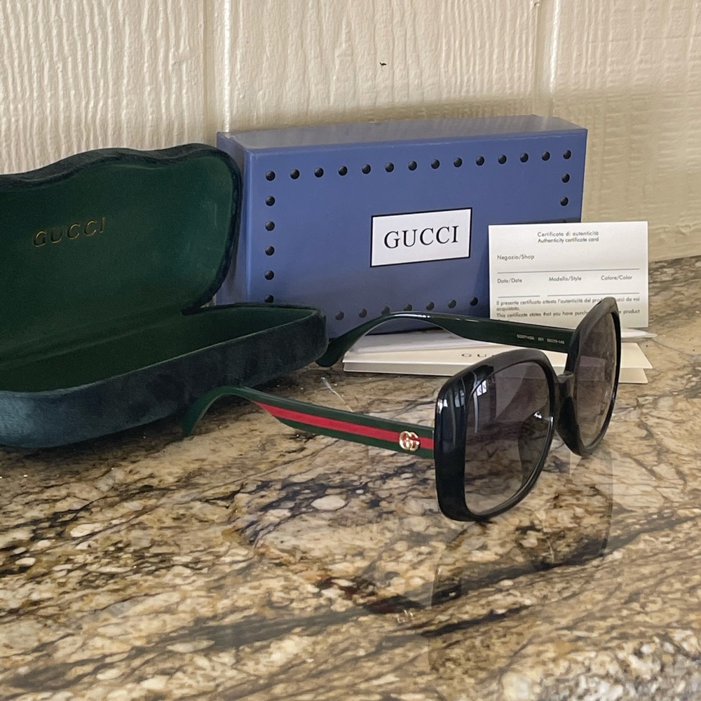Gucci Large Square Sunglasses